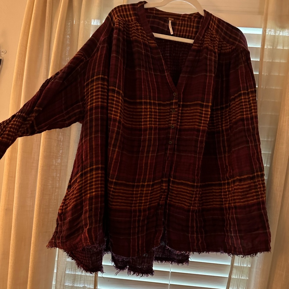 Free People Oversized Flannel